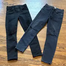 Premium Denim BUNDLE : Agolde & Citizens, size 26, black, skinny,