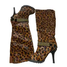 Animal Print Boots