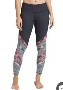 PRANA MUKHA YOGA › WOMEN'S  LEGGINGS PILLAR PRINTED MID RISE SIZE MEDIUM