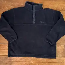 Vintage 90s LLBean pullover fleece black