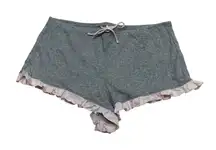 Victorias Secret Ribbed Lace Trim Pajama Shorts NWT