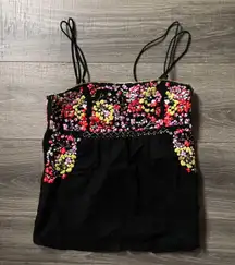 Embroidered Flower Top