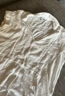 Lucky Brand White Shirt Linen