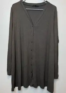 Lulus Sweater Dress Brown Olive Size Extra Large