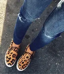 Eclectic Leopard Print Pony Hair Flats