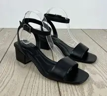 Vince Camuto Acaylee Block Heel Strappy Sandals 9M40 Black $99