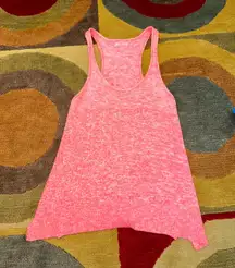 TNA Pink Spacedye Oversized Loose Fitting Sweater Tank Top Size Medium