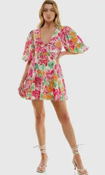 ACOA COLLECTION Floral Mini Dress