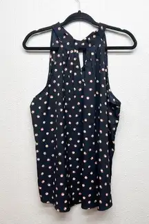 Fun2Fun Womens Top 1X Polka Dot Office Career Workwear Elegant Party Cocktail