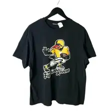 Joe Boxer Crow's Nest Fighting Ravens T Shirt Womens Black Plus Size 1X