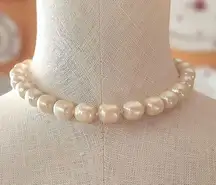 MONET Vintage Pearl Collar Necklace