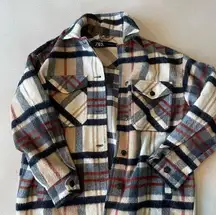 COPY - Zara plaid shacket - size small