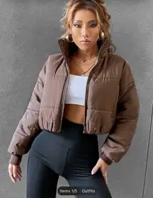 Brown Puffer Jacket