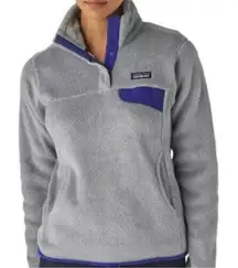Patagonia Re-Tool Gray Snap-T Women's Pullover Medium‎