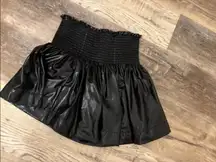 Leather shorts 