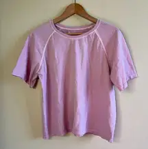 Zella Z‎ BY  PINK TEE SHIRT TOP SHORT SLEEVE CREWNECK ATHLETIC WOMENS SIZE…