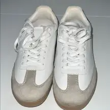 H&M White and Beige Casual Sneakers