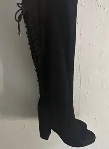 Black Knee-High Boots