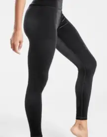 Athleta Elation Velvet Tight Legging, Ultra High Rise, Black, Size L