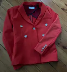 Argent crossover blazer orange red USA size 0