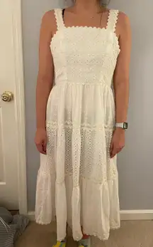 White Midi Dress