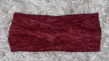 Burgundy head wrap 