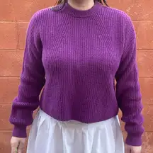 BP Purple Knit Pullover Sweater