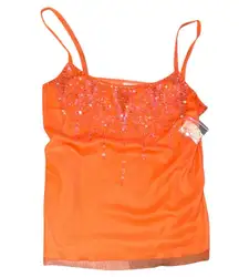 Vintage y2k early 2000s Deadstock embellished camisole