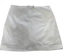 Lilly Pulitzer‎ Skirt Womens 10 White Stretch A Line Patch Pockets Side Zip