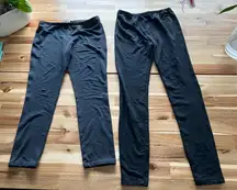Two pairs of‎ Splendid women’s size small black leggings