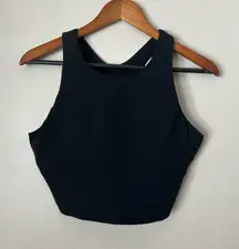 Apana black athletic crop top M/L