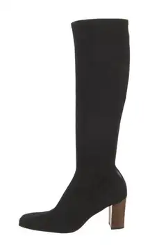 Gucci Vintage Y2K Neoprene Knee-High Sock Boots Heeled Stretch Pull-On 40.5C