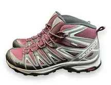 Salomon X Ultra Pioneer Size 11 CSWP Wine/Gray Women’s Hiking Outdoor Sneakers