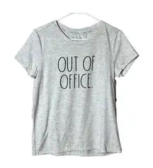 Rae Dunn Women’s Out of Office Short Sleeve Graphic Tee Sz S