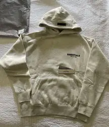 Essentials Fear of God Hoodie – Light Oatmeal (S–XL) 