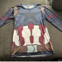 Captain America jersey size large costume 