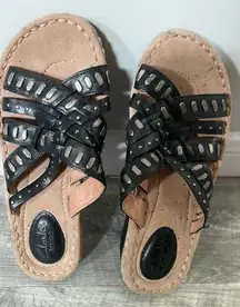 🔥CLARKS ARTISAN WOMEN'S SANDALS STYLE #80037 Size 6.5 COLOR BLACK/BROWN