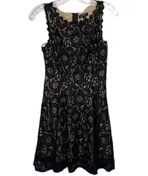 Jodi Kristopher Lace Dress Black