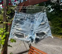 Levi's  501 Distressed Jean Shorts