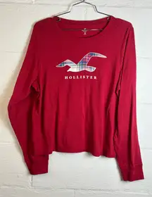 Holster California Woman’s Long Sleeve Sleepwear Lightweight Casual Top Medium