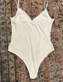 Wilfred white ribbed bodysuit