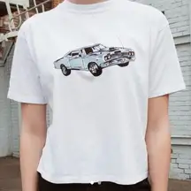 Brandy Melville  graphic motor show tshirt