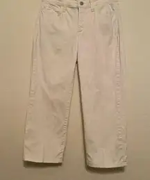 NYDJ  Stretch White Crop Size 8 Jeans / Lift Tuck Technology