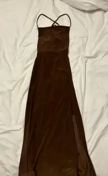 Windsor Brown Bodycon dress