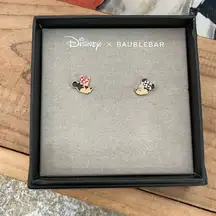 BAUBLEBAR MINIATURE “MICKEY & MINNIE “  HEAD SHOT STUD EARRINGS