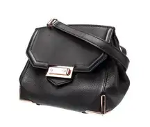 Alexander Wang Leather Crossbody Bag with Rose-gold Hardware. Adjustable Strap