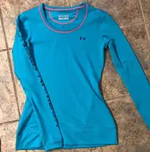 [under armour] XS like new fitted blue long sleeve