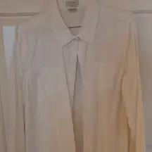🌟3 for $21🌟 Women's VanvHeusen 2XL white fitted dress shirt