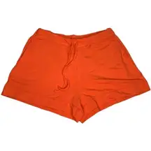 Saks Fifth Avenue Majestic Filatures Orange French Terry Drawstring Shorts [M]