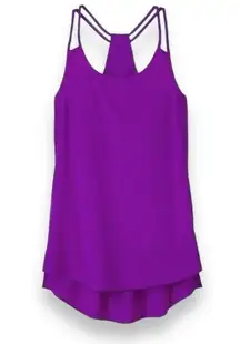 Athleta Go Time Tank in Dark Razzleberry, Size Large